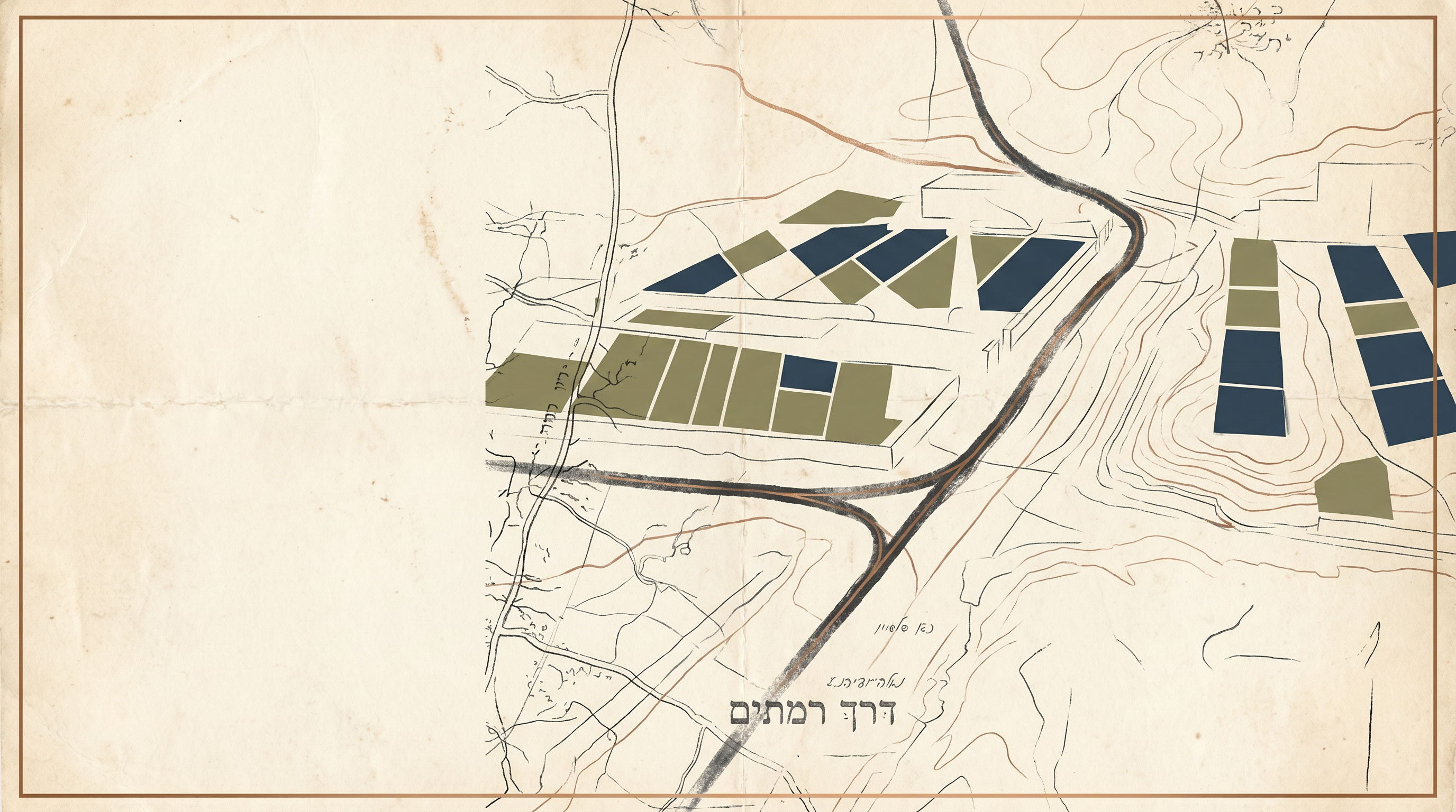 מפת עיבוד חזותית של רמתיים ומרכזיה