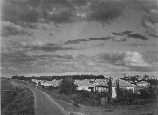 תצלום היסטורי של רמתיים משנת 1945